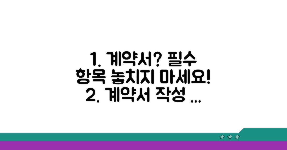 매매 계약서 기본 항목 완벽 체크