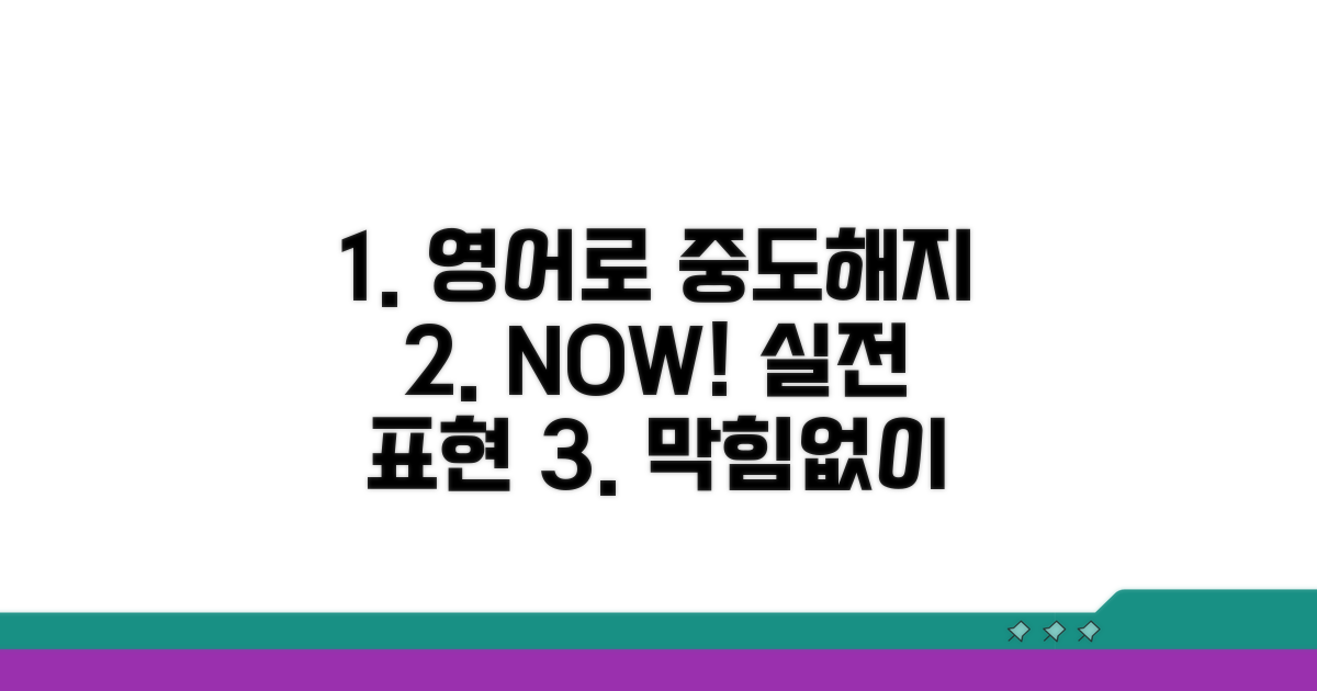 실전! 영어로 중도해지 요청하기