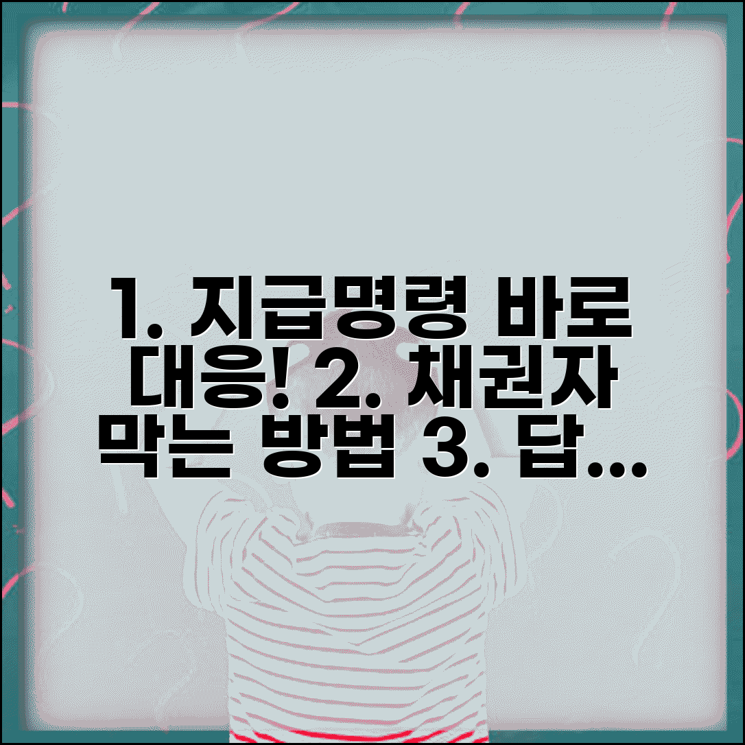 지급명령 이의신청 답변서 작성법 채권자 대응
