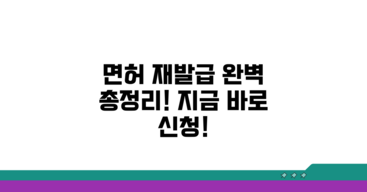 면허증 재발급 신청 절차 총정리