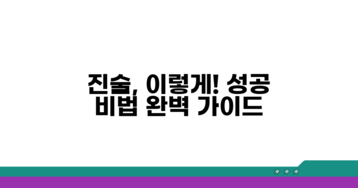 진술 요령, 이렇게 하면 성공!