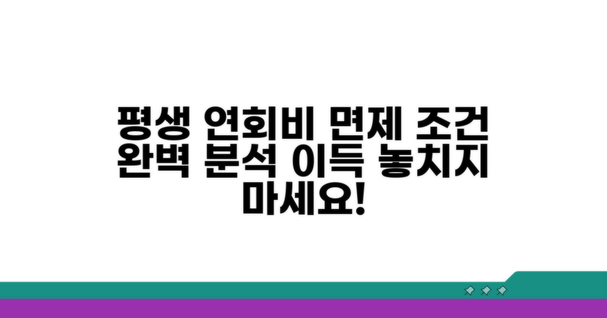 평생 연회비 면제 조건 완벽 분석