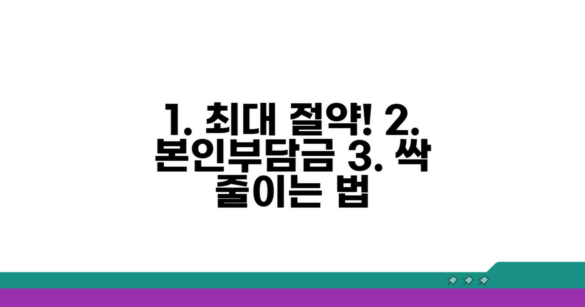 본인 부담금 줄이는 방법 총정리