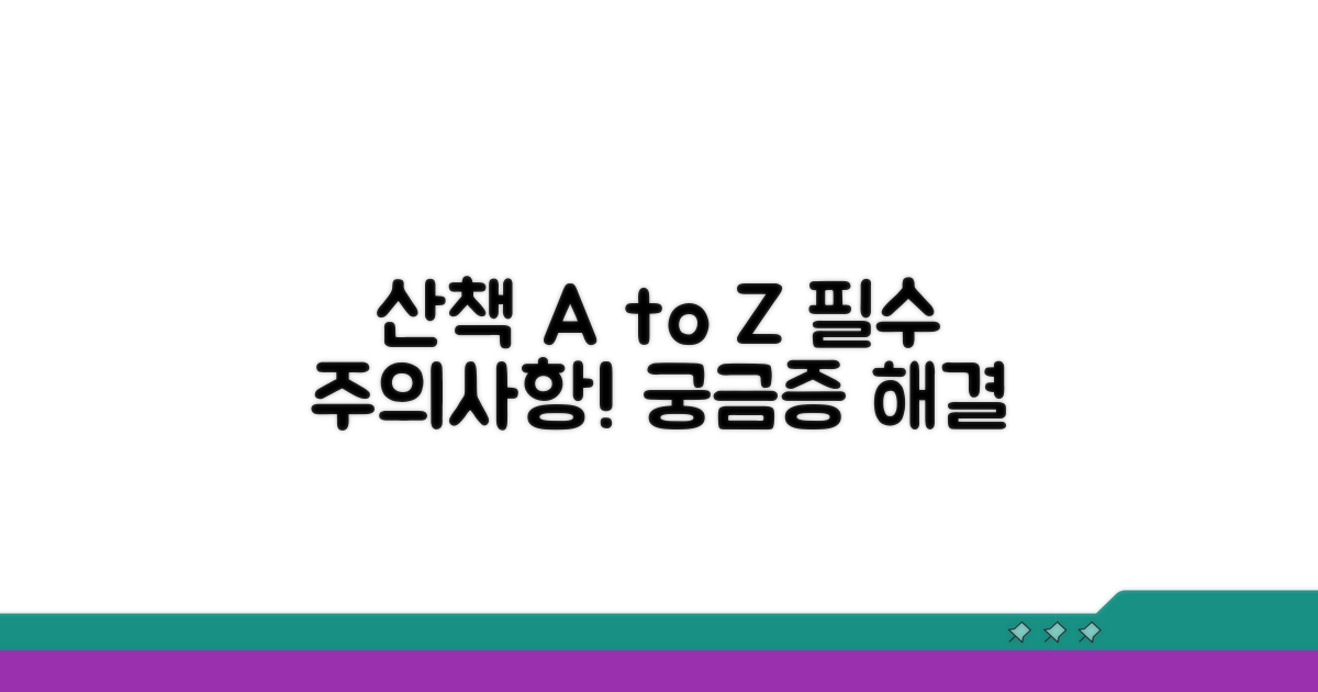 산책 시 주의사항과 문제 해결