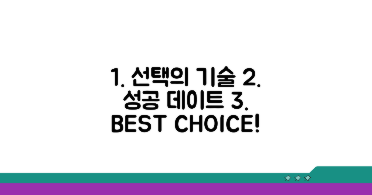 성공적인 만남을 위한 선택법