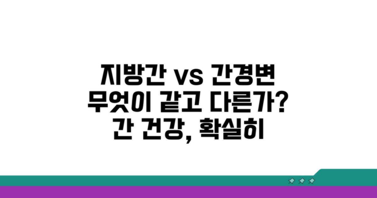 지방간과 간경변, 뭐가 다를까?