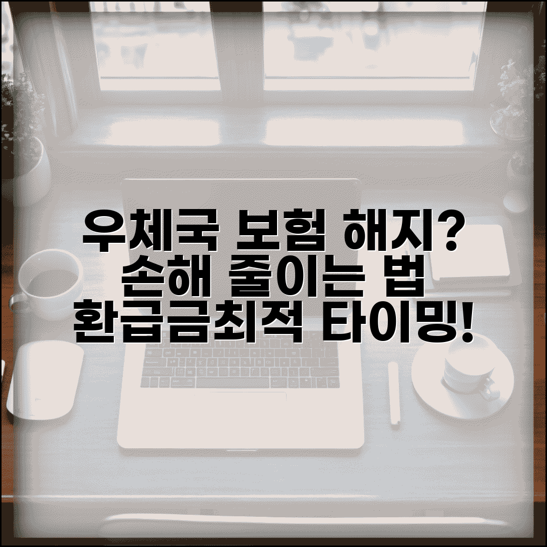 우체국보험해지방법 손해 최소화 | 해지환급금 계산하고 최적 타이밍 선택