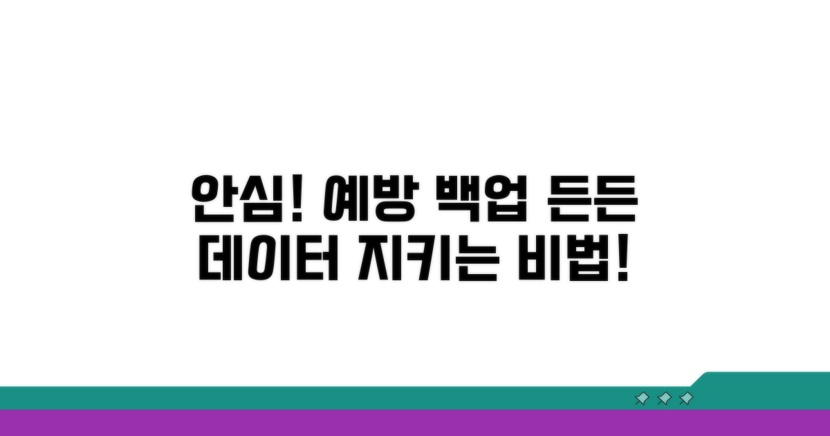 예방과 백업으로 안심하기