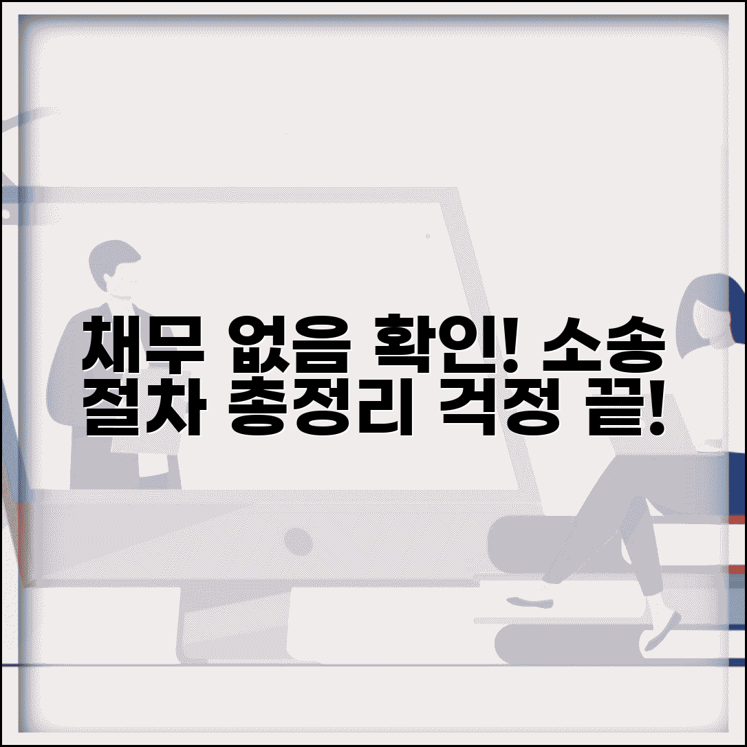 채무부존재확인소송 | 채무 없음 확인 소송 절차