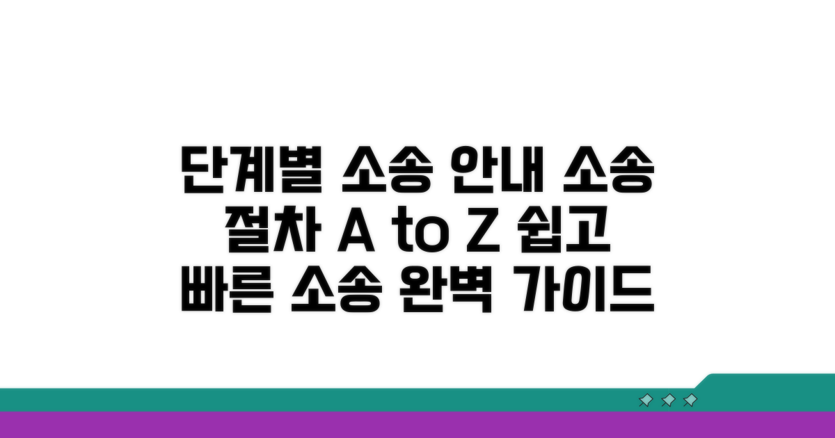 단계별 소송 절차 안내