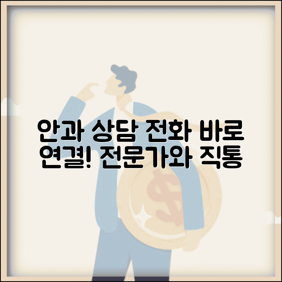 안과센터 상담 전화번호 | 안과센터 진료 상담 직통