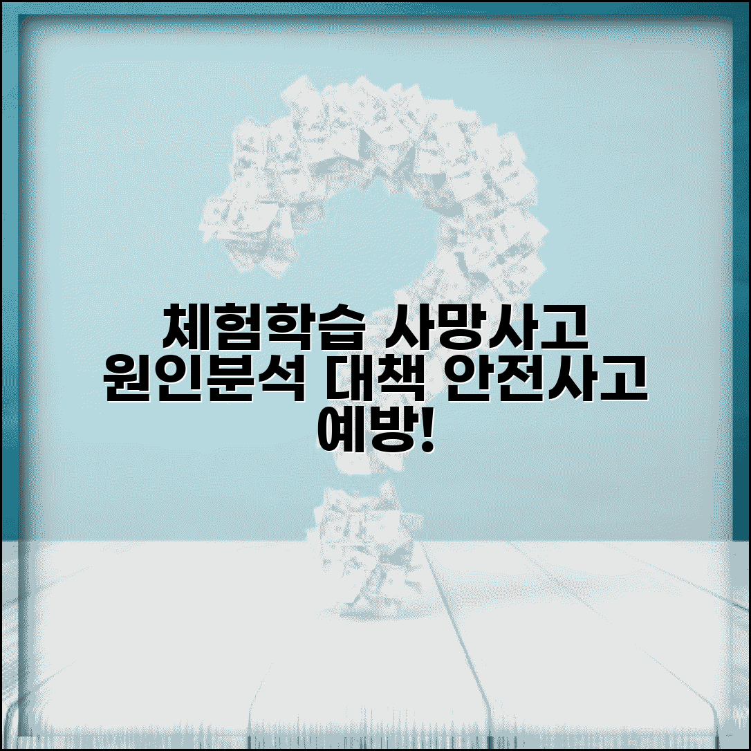 체험학습 사망사고 원인 분석 대책 | 안전사고 예방 교육 지침 총정리