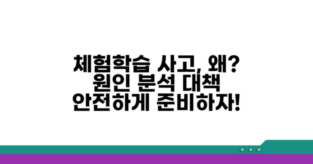 체험학습 사고 원인 분석과 대책