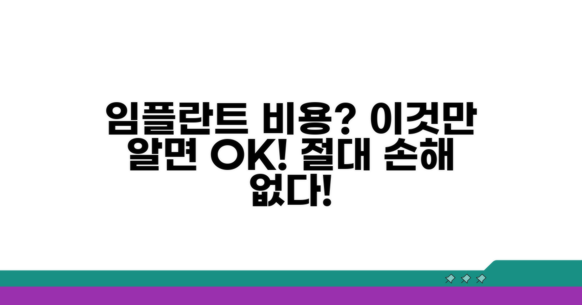 임플란트 비용, 이것만 알면 끝!