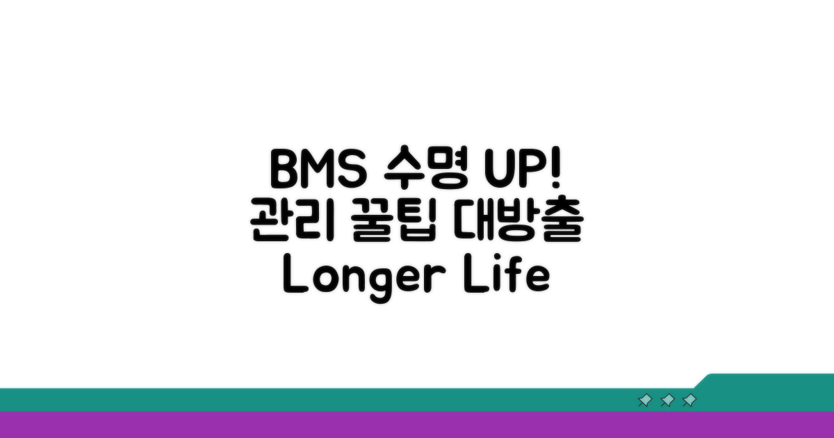 BMS 수명 늘리는 관리 꿀팁