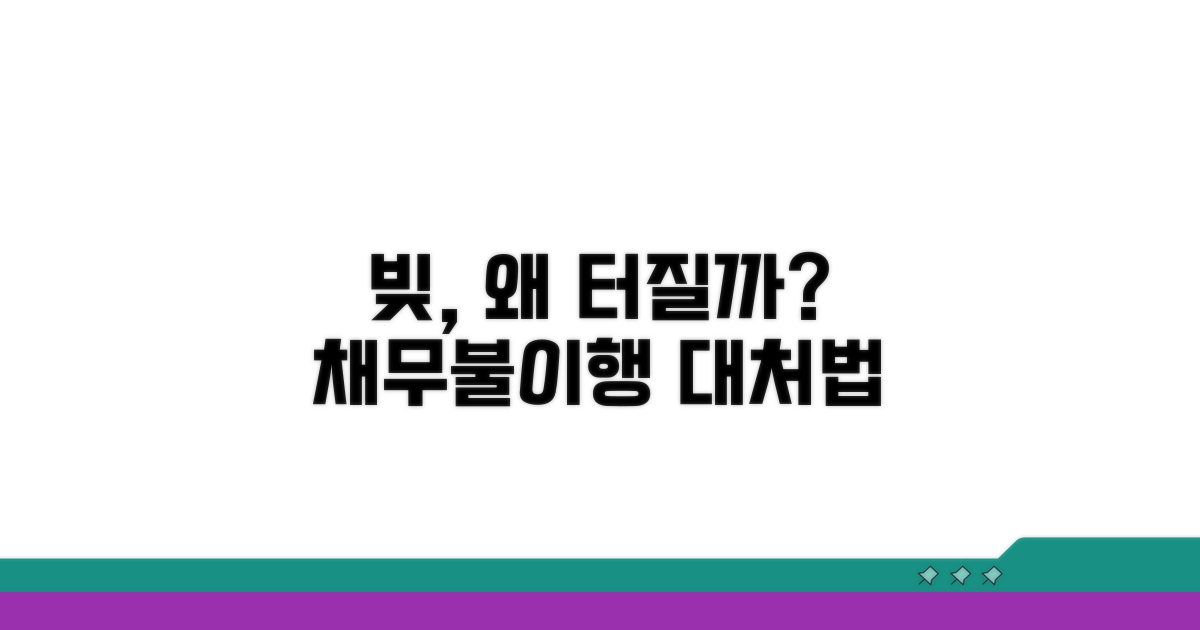 채무불이행, 무엇이 문제일까요?