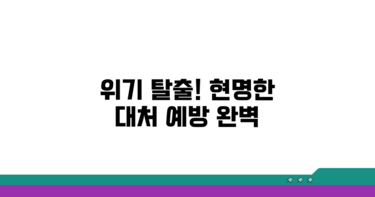 현명한 대처와 예방 전략