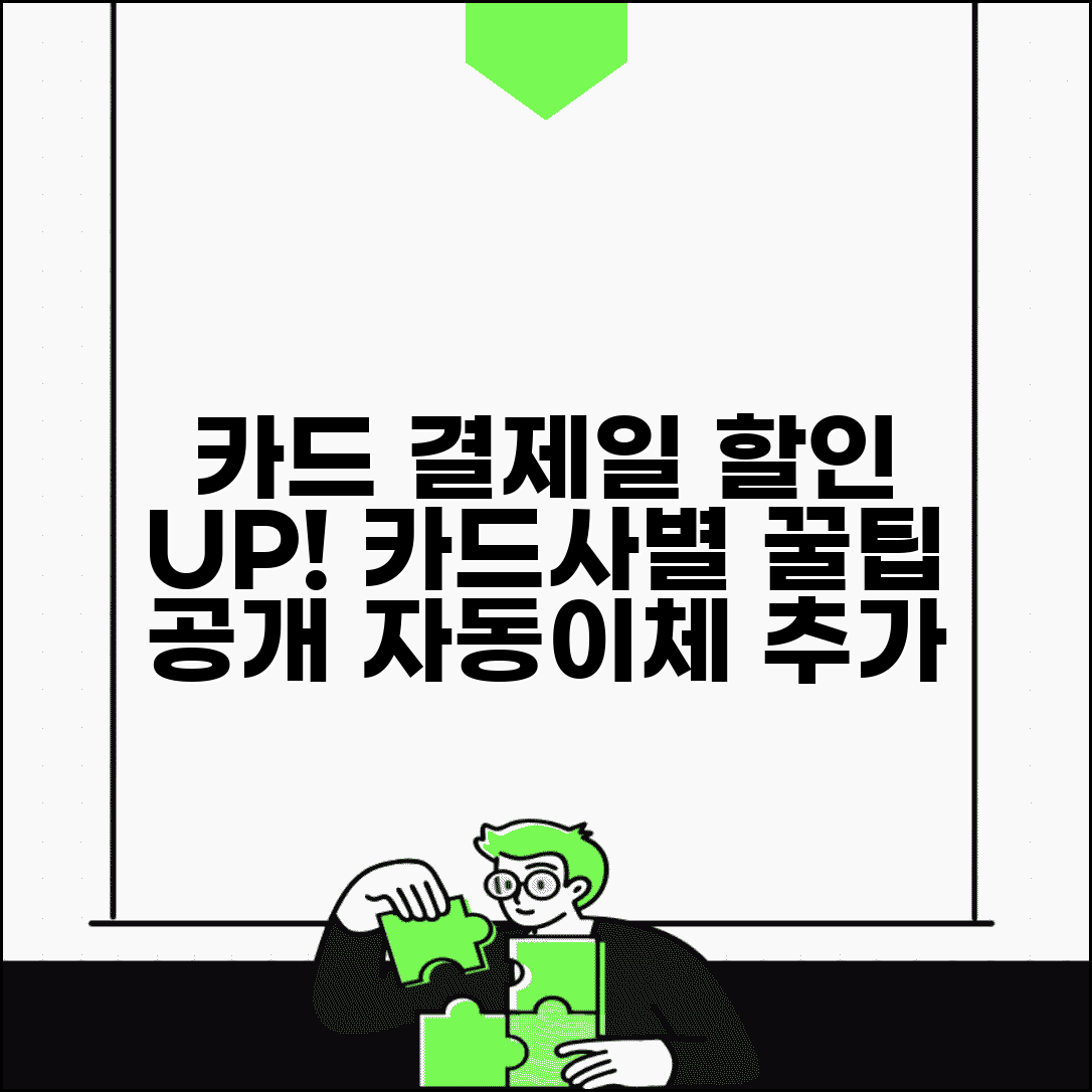 카드 결제일 할인 혜택 극대화 | 카드사별 결제일 할인 | 자동이체 추가할인 노하우