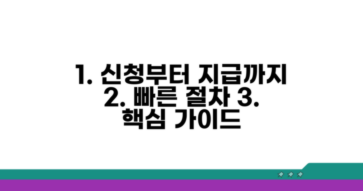 신청부터 지급까지, 절차별 핵심 가이드