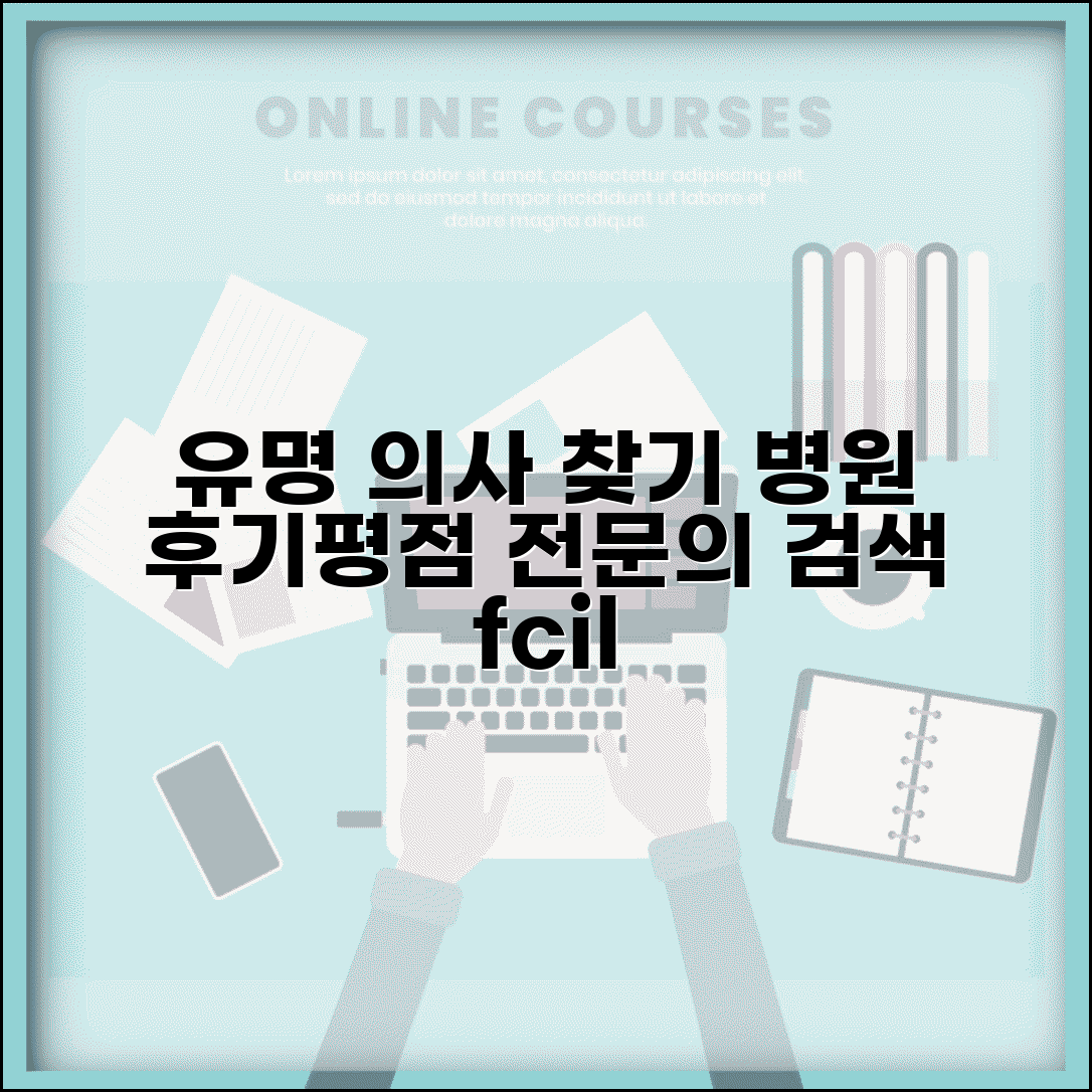 유명한 의사 찾기 | 전문의 검색 사이트 | 병원 후기 평점 확인법
