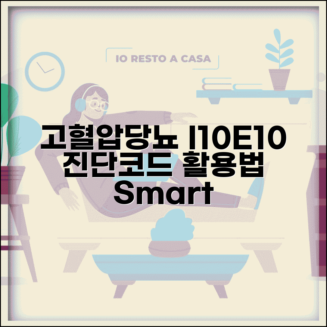 고혈압(I10)과 당뇨(E10~E14) 동반 시 진단코드 활용법