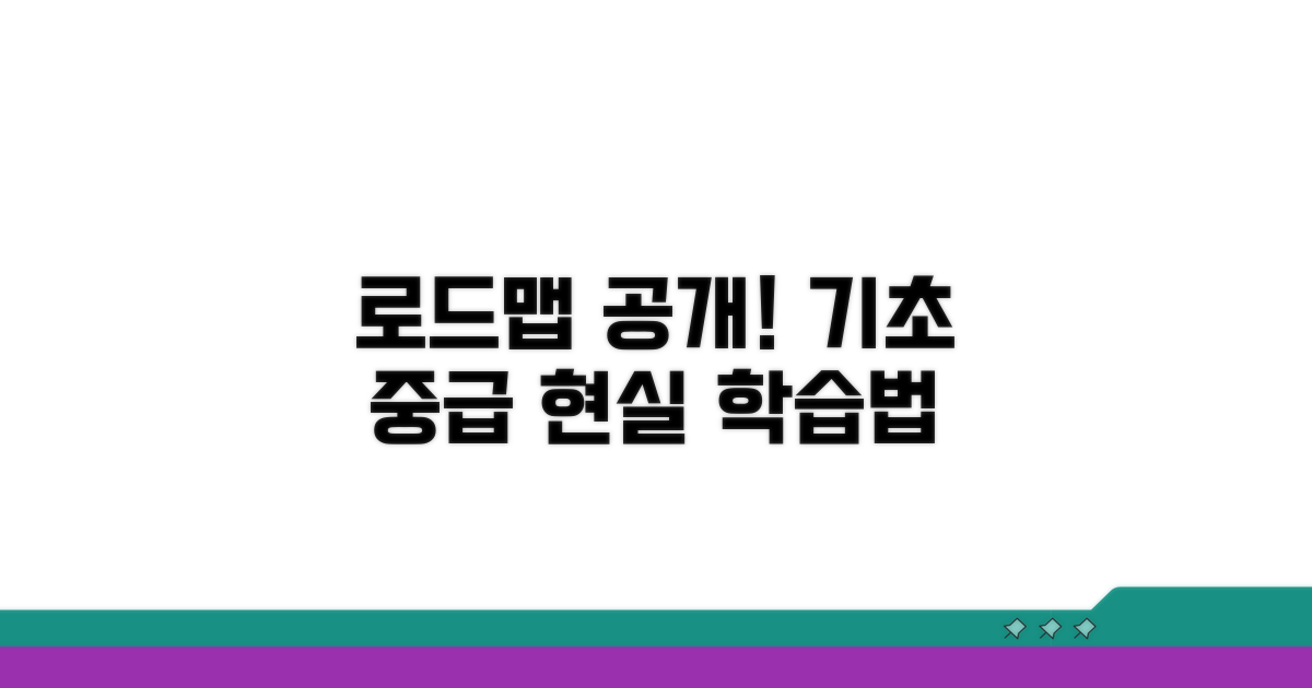 기초부터 중급까지, 현실적인 학습 로드맵