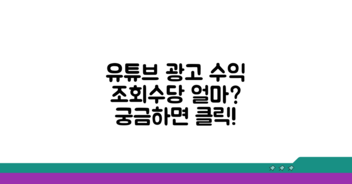 유튜브 광고 수익, 조회수당 얼마 벌까?