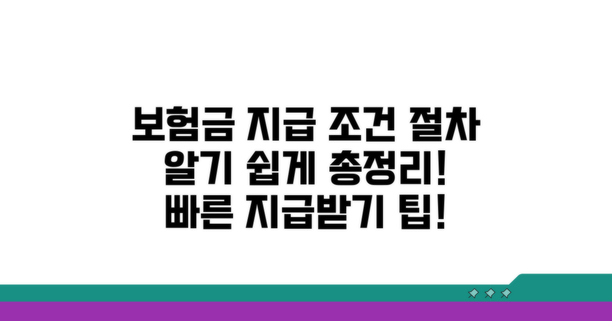 공제금 지급 조건과 절차 상세 안내