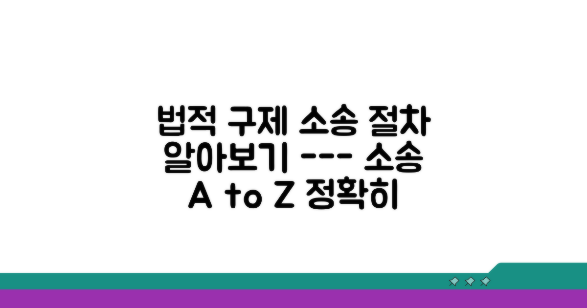 법적 구제 방법과 소송 절차