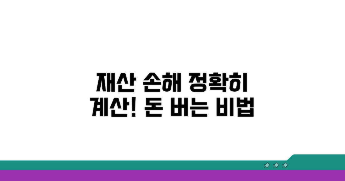 재산상 손해, 확실하게 계산하는 법