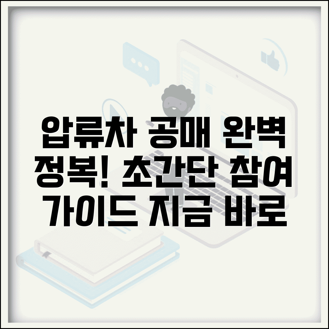 압류차량 공매 절차 참여 방법 | 압류차량 경매 완벽 참여 가이드