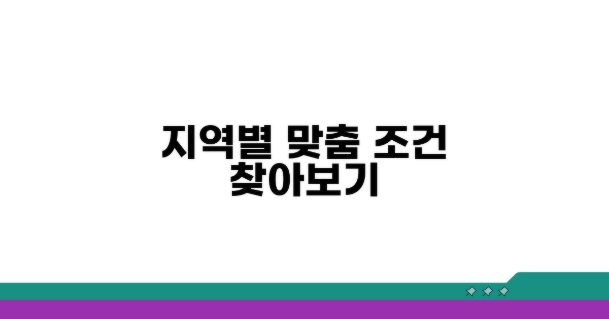 지역별 맞춤 조건 찾아보기