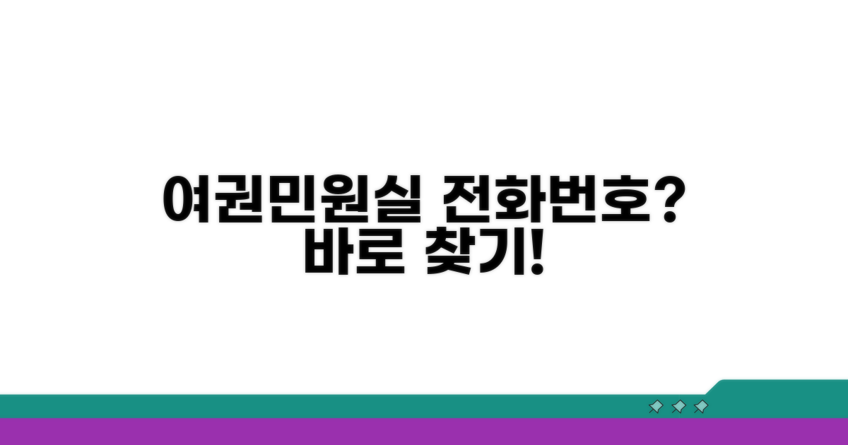 여권민원실 전화번호는 어디?