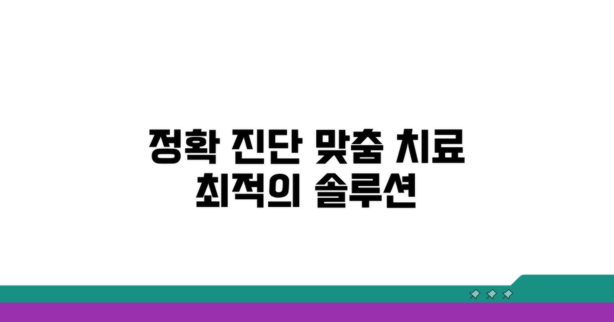 정확한 진단과 맞춤 치료