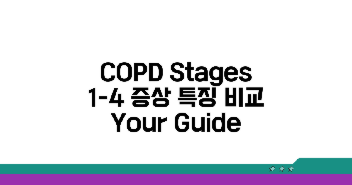 COPD 1~4단계 증상과 특징 비교