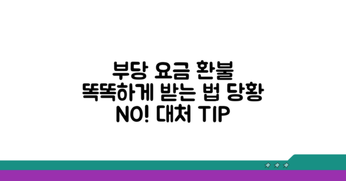 부당 요금 환불 및 대처법