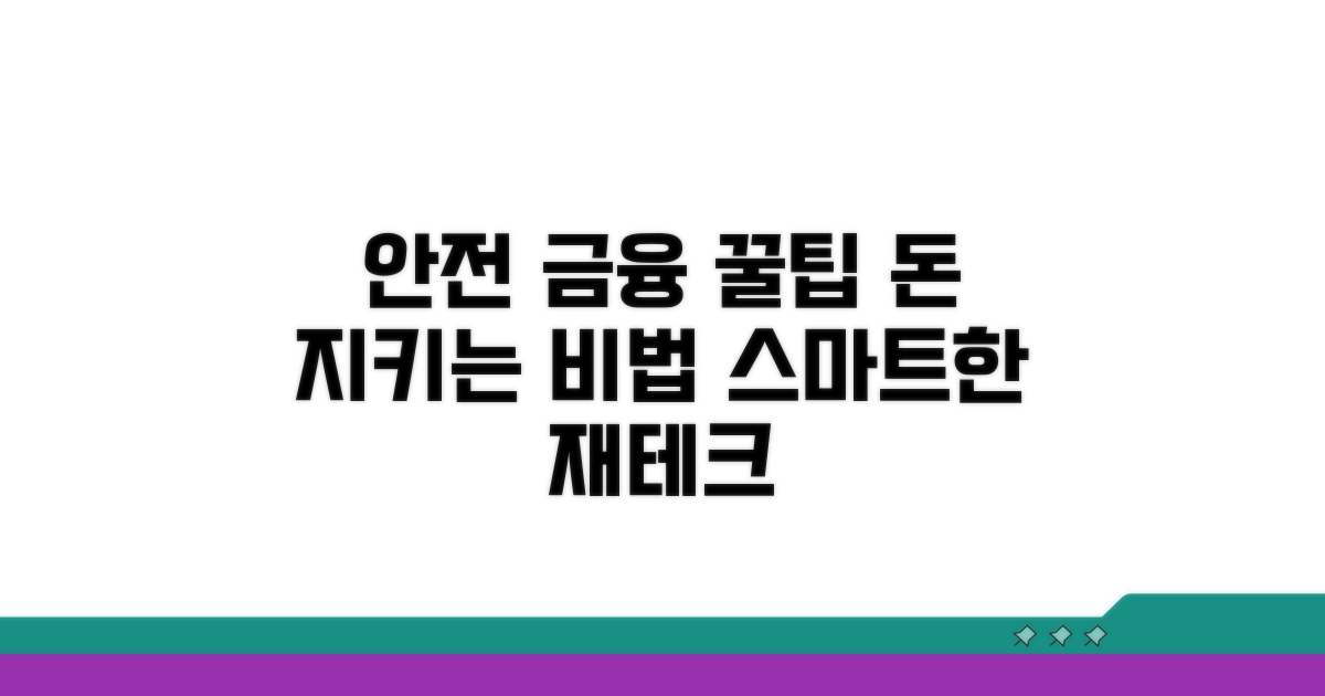 안전한 금융 생활 꿀팁