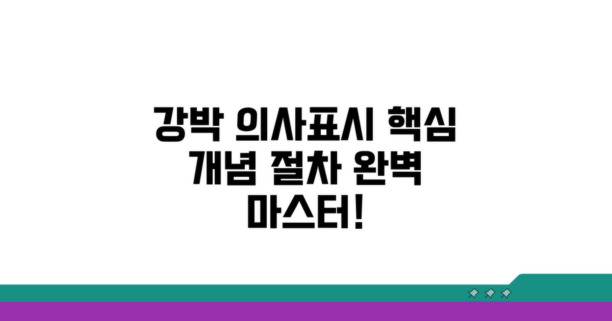 강박 의사표시 핵심 개념 및 절차