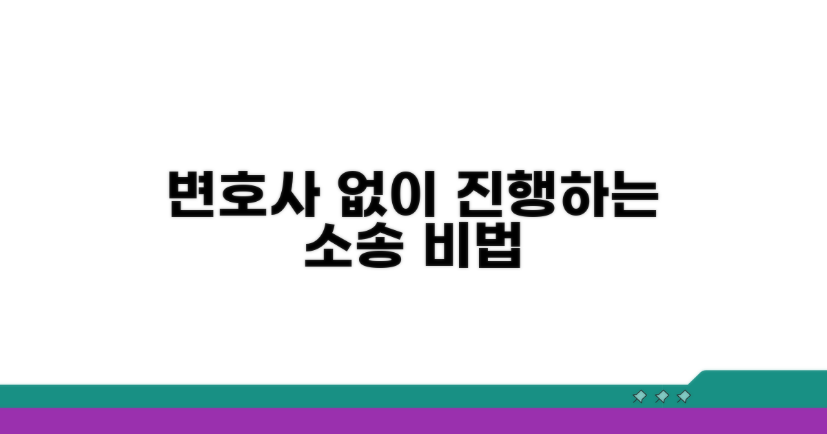 변호사 없이 소송 진행하는 방법