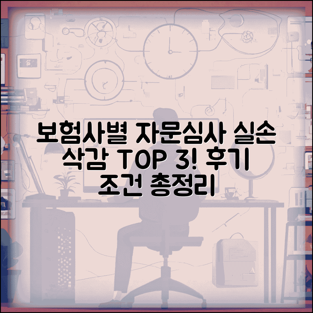 보험사별 자문 심사 엄격도 비교 | 실손 삭감 많은 곳은 어디? 조건, 후기 총정리