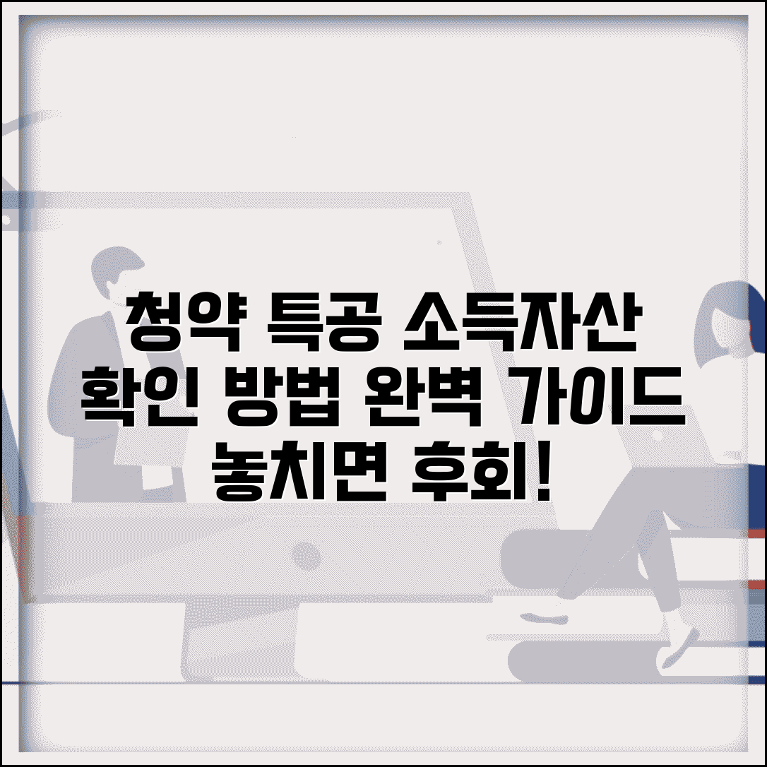 주택청약 특별공급 소득 기준 얼마 | 특공 소득 기준 및 자산 요건 확인 방법