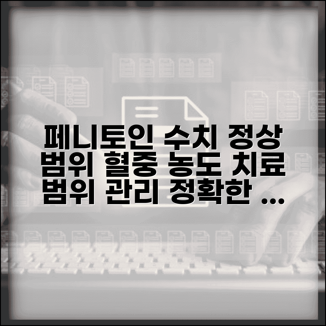 페니토인 정상 수치 항경련제 농도 | 혈중 농도 치료 범위, 정확한 수치와 관리법