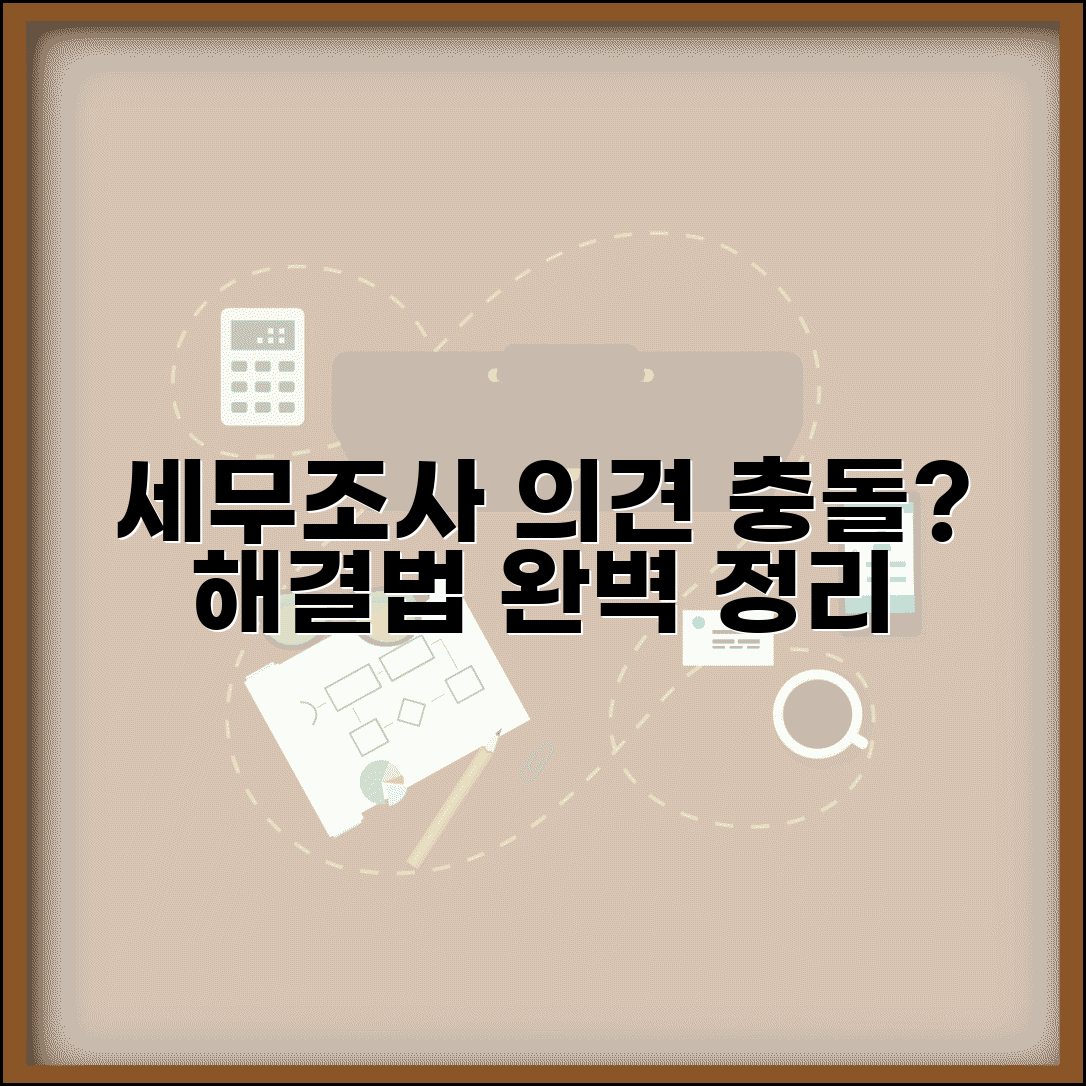 세무조사 시 조사관과 의견 다를 때 | 세무조사 의견차이 대응방법 총정리