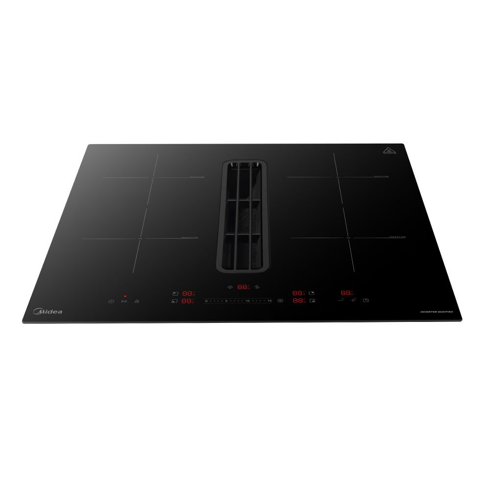 쿠팡무상A/S마이디어 후드 일체형 인덕션 4구 블랙 방문설치, 빌트인, MIH741FY7YK 상세 이미지 1