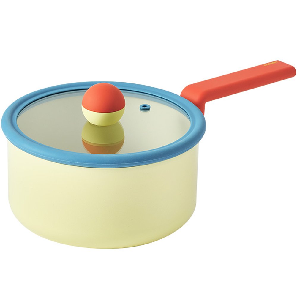 네오플램 인덕션 대니쉬 편수냄비, 18cm, 옐로우, 1개할인 상세 이미지 1