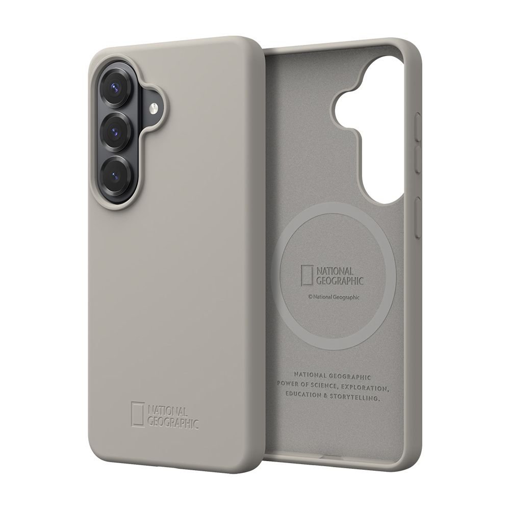 내셔널지오그래픽 마그네틱 실리콘 케이스 베이지, 갤럭시S26 상세 이미지 1