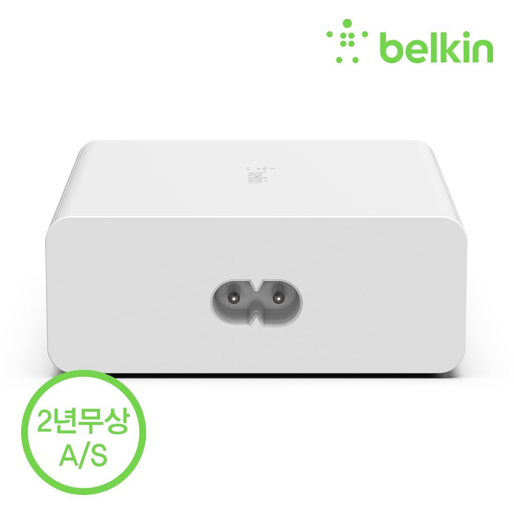 벨킨 108W 멀티 4포트 USB-C PD GaN 고속 충전기 WCH010kr 아이폰17 16 갤럭시 S26 S25 S24 맥북 에어 아이패드 프로 M4 노트북 충전 상세 이미지 1