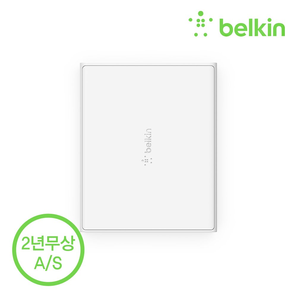 벨킨 108W 멀티 4포트 USB-C PD GaN 고속 충전기 WCH010kr 아이폰17 16 갤럭시 S26 S25 S24 맥북 에어 아이패드 프로 M4 노트북 충전 상세 이미지 1
