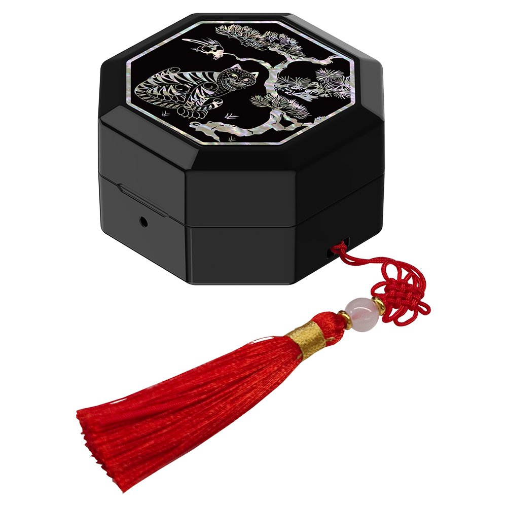 삼성 갤럭시 버즈4 버즈4프로 케이스 호랑이 전통 문양 상세 이미지 2