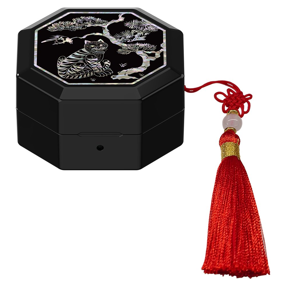 삼성 갤럭시 버즈4 버즈4프로 케이스 호랑이 전통 문양 상세 이미지 1